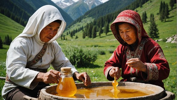 Découvrez le rare miel blanc du kirghizistan : bienfaits et vertus